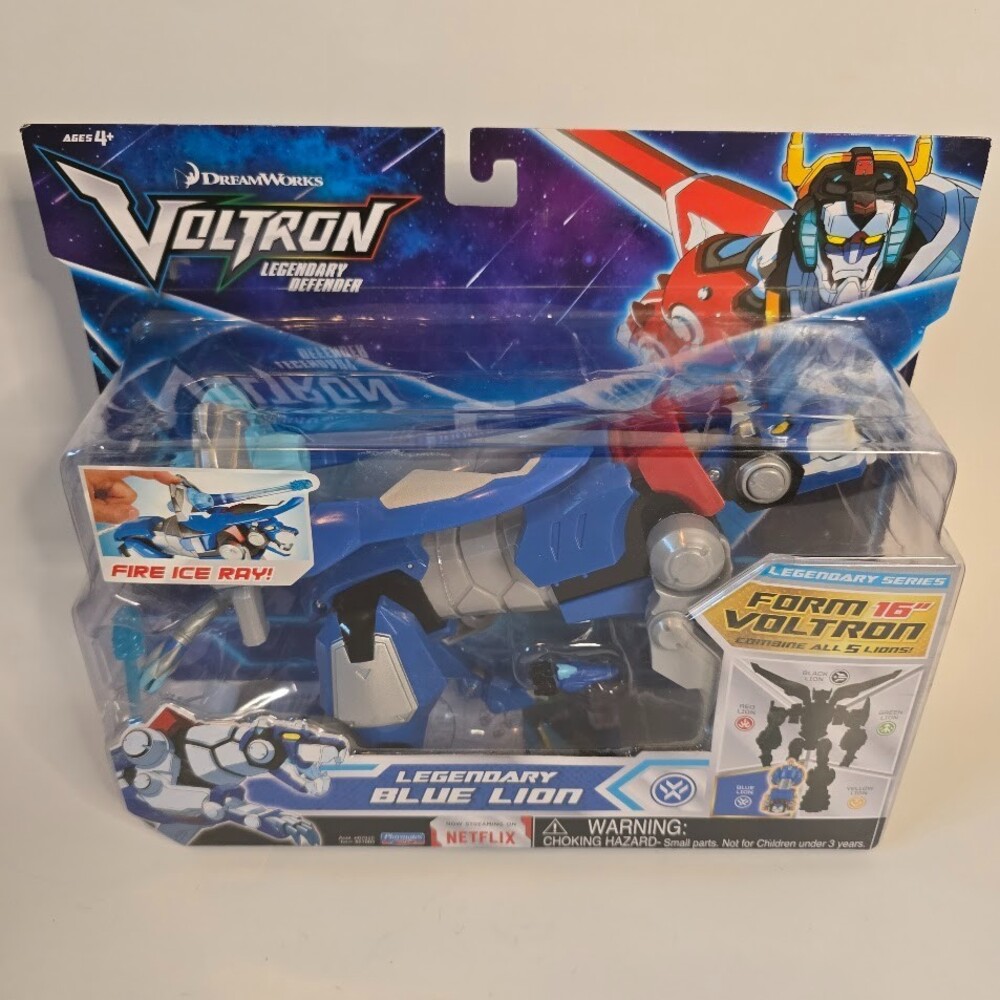 NEW 2017 Voltron Blue Lion Legendary Defender Dream Works Action Figure Netflix
